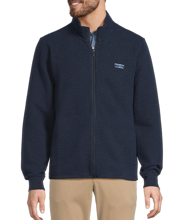 L.L.Bean Lakewashed Double-Knit Full-Zip Jacket