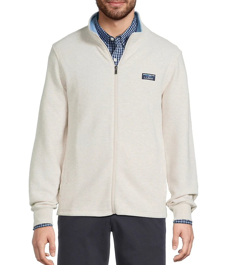 L.L.Bean Lakewashed Double-Knit Full-Zip Jacket