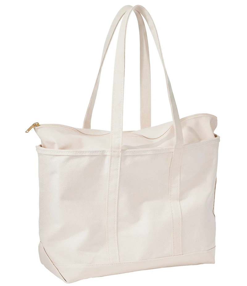 L.L.Bean Long Handle Zip Top Boat And Tote® Bag