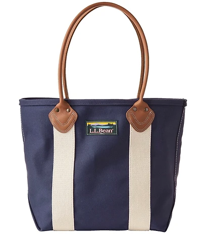 L.L.Bean Leather-Handle Katahdin Boat and Tote Bag