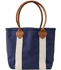 L.L.Bean Leather-Handle Katahdin Boat and Tote Bag