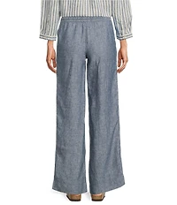 L.L.Bean Linen Pull-On Drawstring Pants