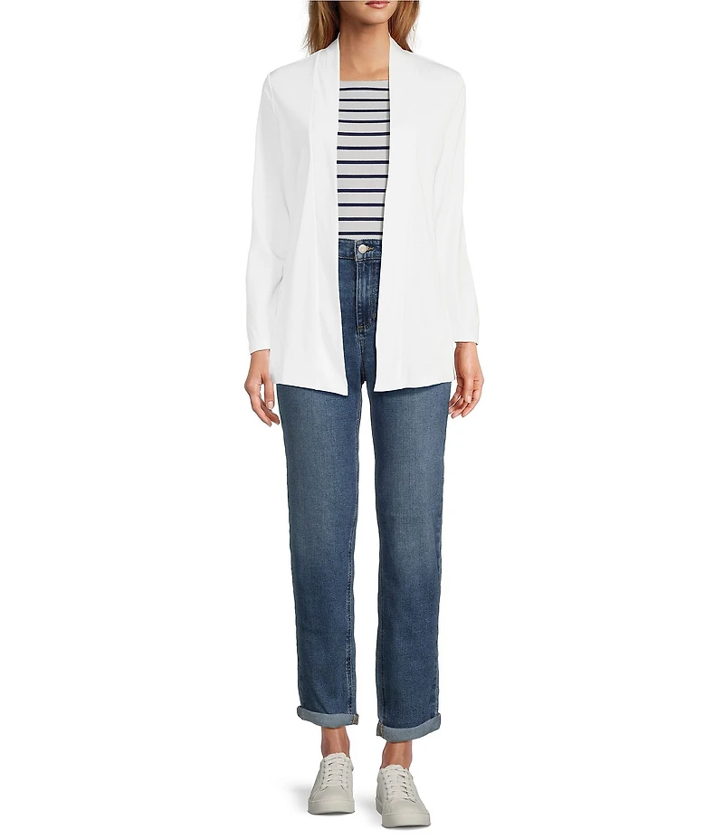 L.L.Bean Pima Cotton Long Sleeve Pocket Cardigan