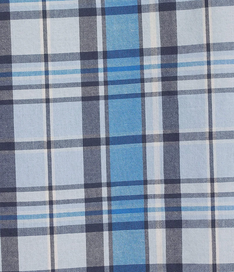 L.L.Bean Madras Medium Plaid Cotton Collar Woven Shirt