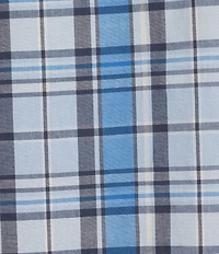 L.L.Bean Madras Medium Plaid Cotton Collar Woven Shirt
