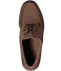 L.L.Bean Men's Allagash Suede Handsewn Moc 3-Eye Boat Shoes