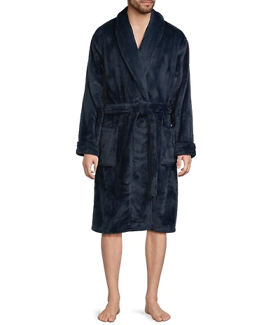 L.L.Bean Men's Wicked Solid Plush Robe