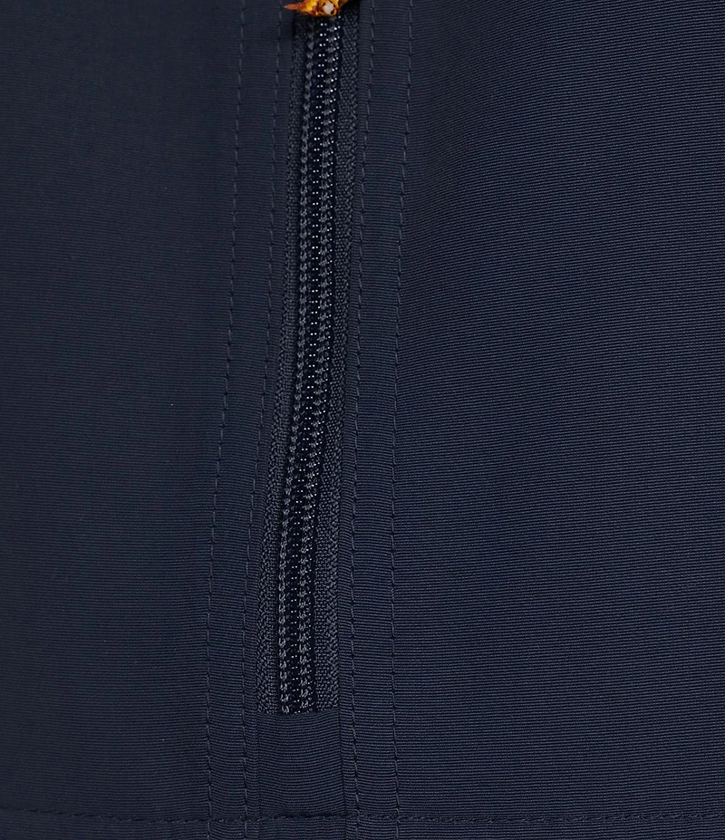 L.L.Bean Mountain Classic Anorak Stand Collar Long Sleeve Kangaroo Pocket Quarter-Zip Pullover Jacket