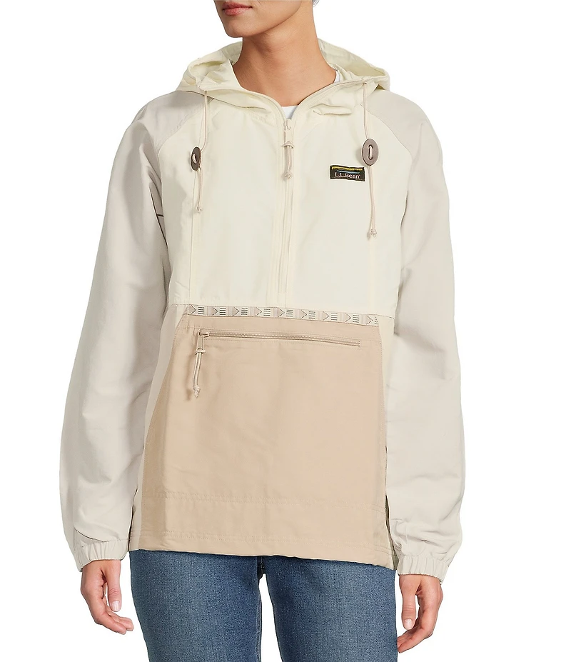 L.L.Bean Mountain Classic Color Block Anorak Jacket