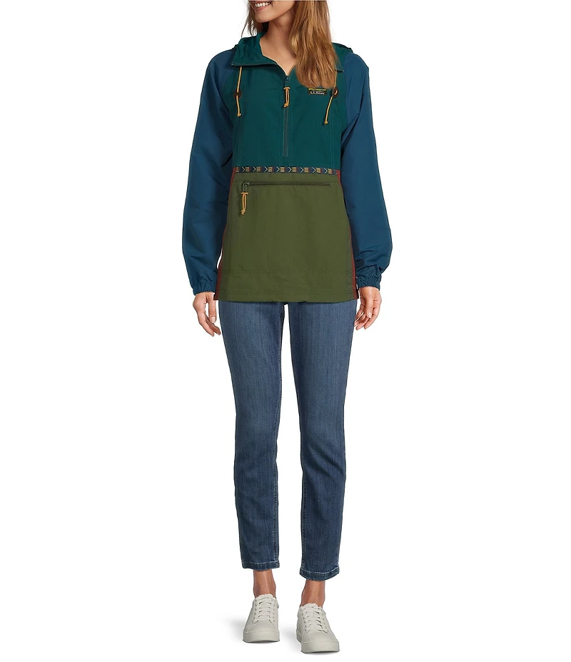 L.L.Bean Mountain Classic Color Block Anorak Jacket
