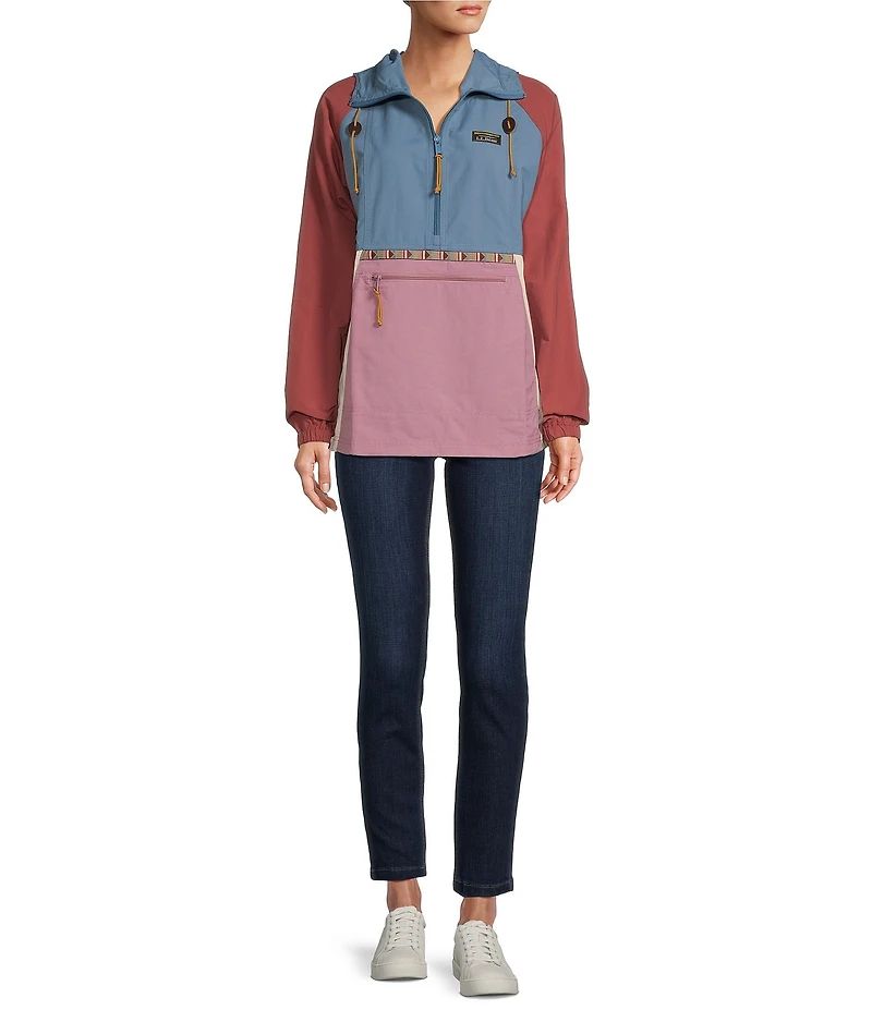 L.L.Bean Mountain Classic Color Block Anorak Jacket