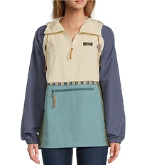 L.L.Bean Mountain Classic Color Block Anorak Jacket