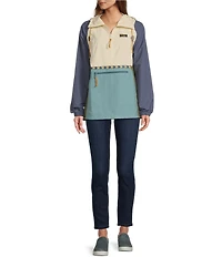L.L.Bean Mountain Classic Color Block Anorak Jacket
