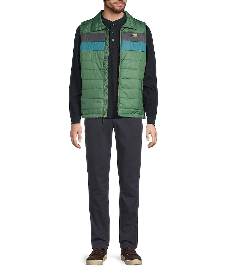 L.L.Bean Mountain Classic Color Block Puffer Vest