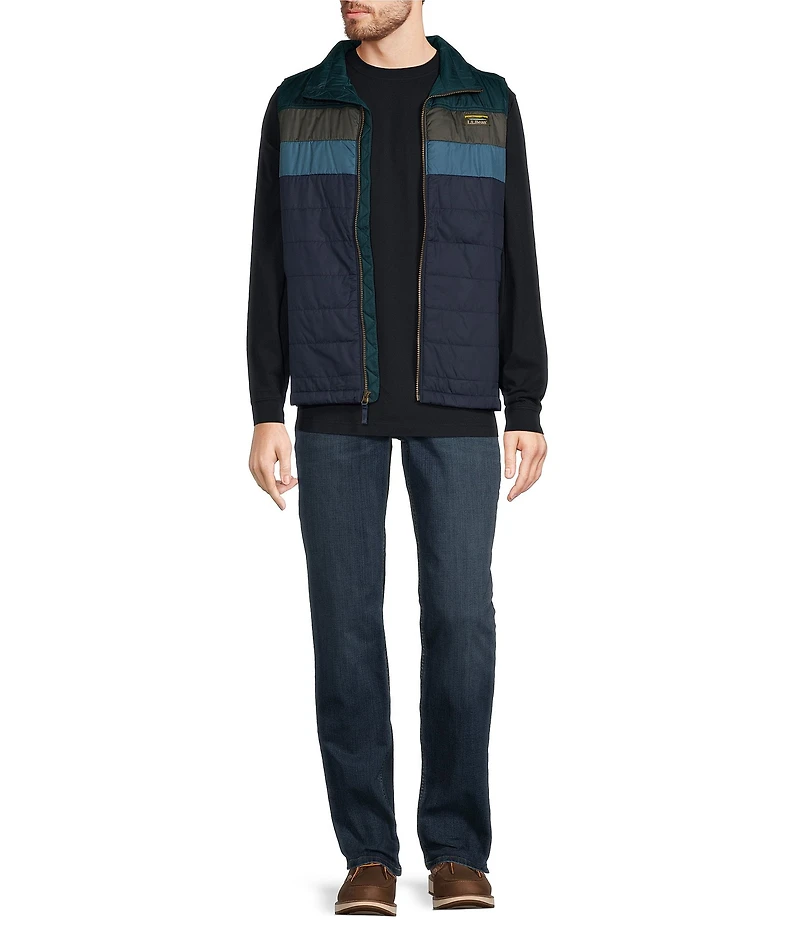 L.L.Bean Mountain Classic Color Block Puffer Vest