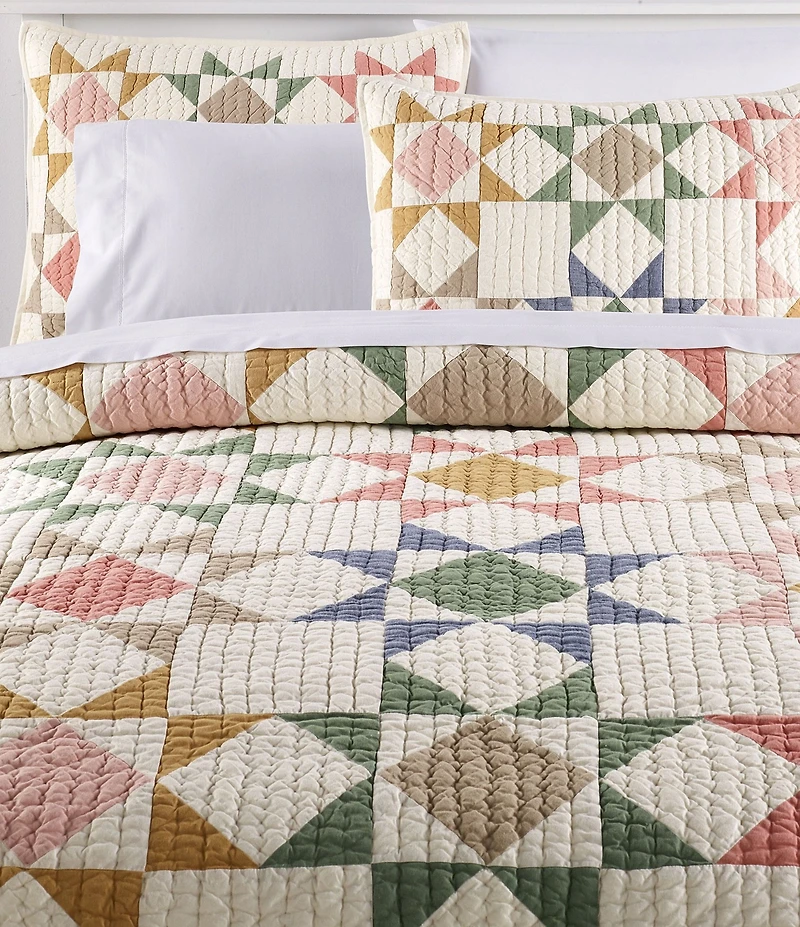 L.L.Bean North Star Patchwork Reversible Sham