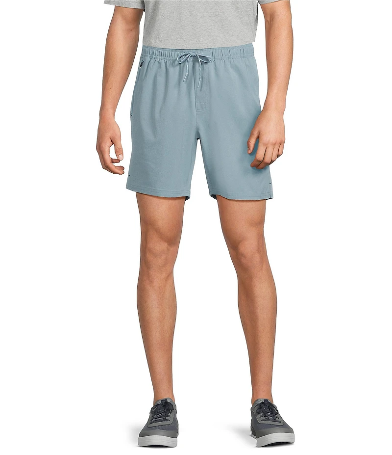L.L.Bean Performance Stretch Multisport 7#double; Inseam Shorts