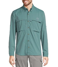 L.L.Bean Performance Stretch Tropicwear Long Sleeve Woven Shirt