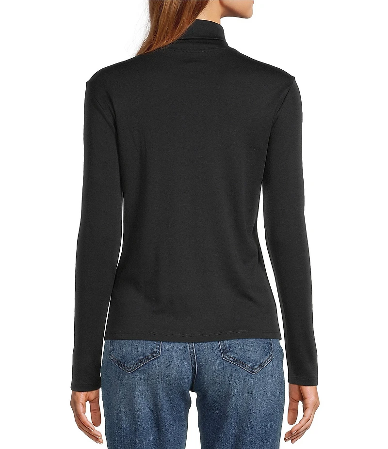 L.L.Bean Pima Cotton Long Sleeve Knit Turtleneck