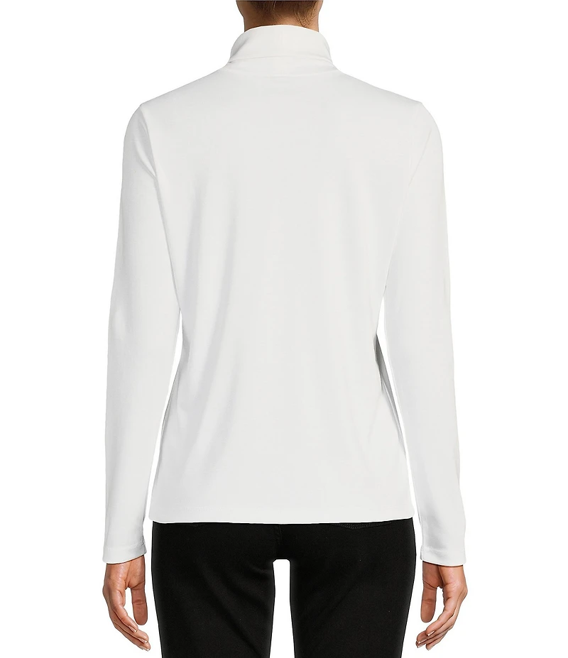 L.L.Bean Pima Cotton Long Sleeve Knit Turtleneck