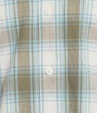 L.L.Bean Plaid Comfort Stretch Short Sleeve Woven Shirt