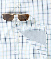 L.L.Bean Plaid Comfort Stretch Short Sleeve Woven Shirt