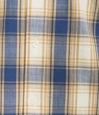 L.L.Bean Plaid Comfort Stretch Short Sleeve Woven Shirt
