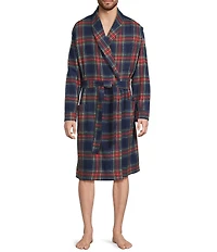 L.L.Bean Scotch Plaid Flannel Robe