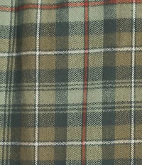 L.L.Bean Scotch Small Plaid Flannel Long Sleeve Woven Shirt