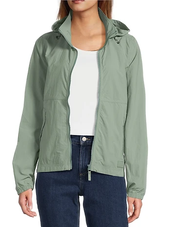 L.L.Bean Stand Collar Long Sleeve Full Zip Light and Airy Windbreaker