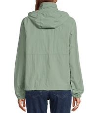 L.L.Bean Stand Collar Long Sleeve Full Zip Light and Airy Windbreaker