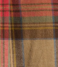 L.L.Bean Stewart Scotch Plaid Portuguese Flannel Long Sleeve Woven Shirt