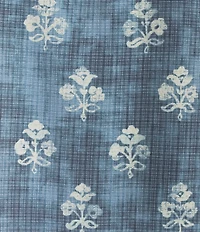 L.L.Bean Sunwashed Summer Printed Short Sleeve Woven Shirt