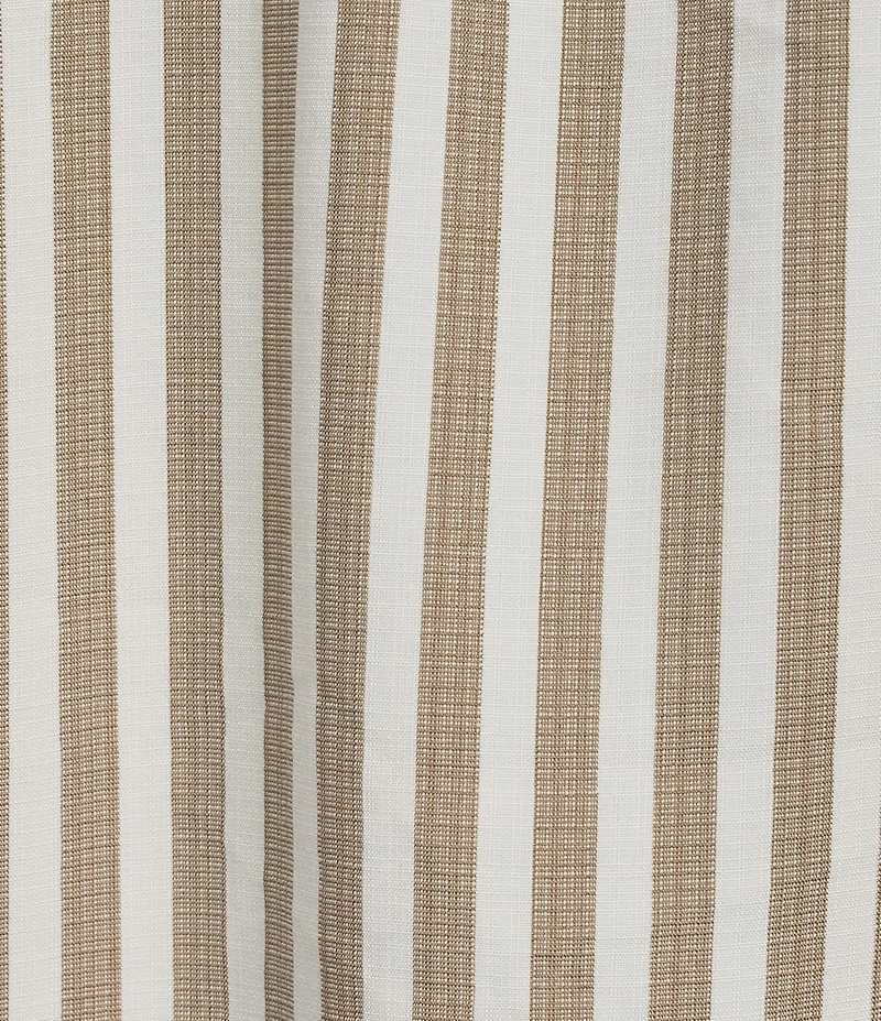 L.L.Bean Sunwashed Summer Stripe Short Sleeve Woven Shirt