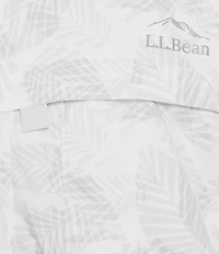 L.L.Bean Tropicwear Palm Print Short Sleeve Woven Shirt
