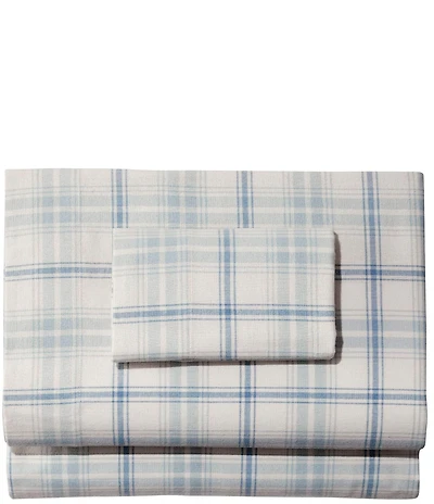 L.L.Bean Ultrasoft Comfort Plaid Flannel Sheet Set