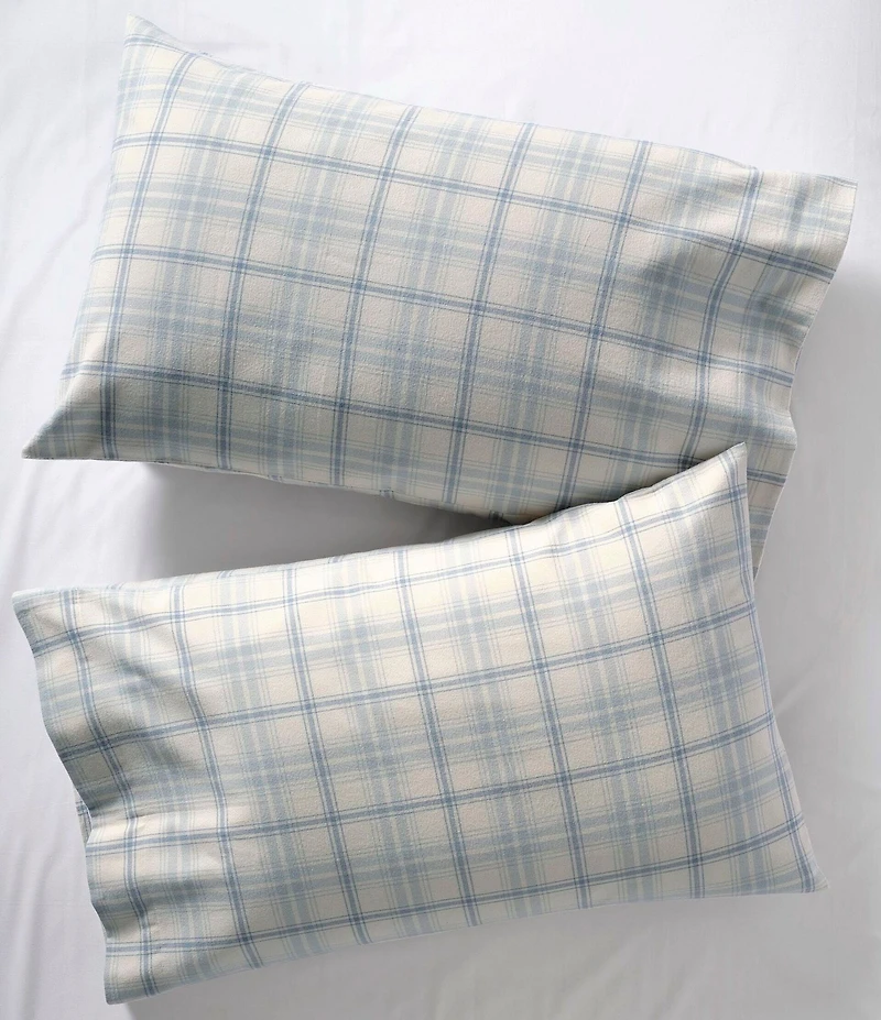 L.L.Bean Ultrasoft Comfort Plaid Flannel Sheet Set