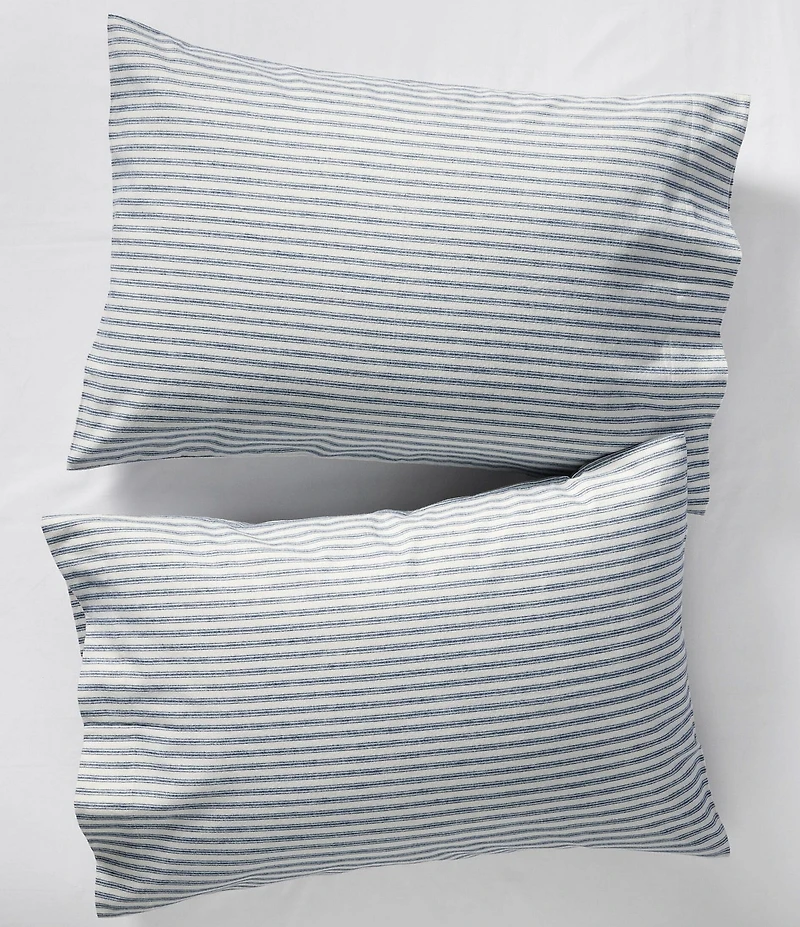 L.L.Bean Ultrasoft Comfort Striped Flannel Sheet Set