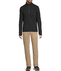 L.L.Bean VentureStretch Ottoman-Rib Quarter-Zip Pullover