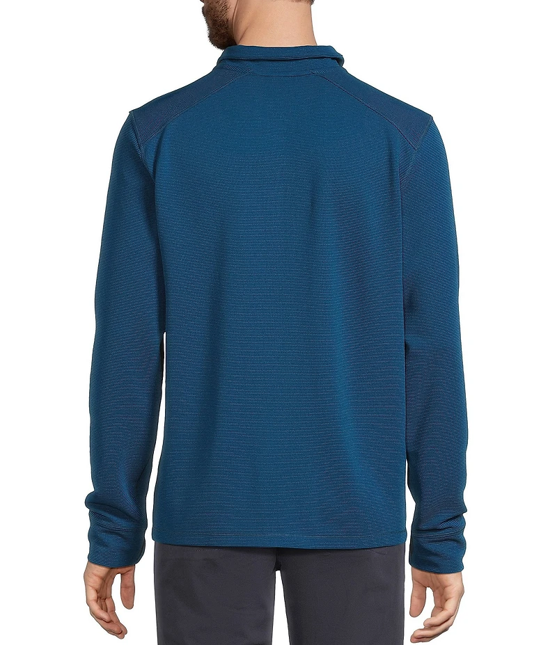 L.L.Bean VentureStretch Ottoman-Rib Quarter-Zip Pullover