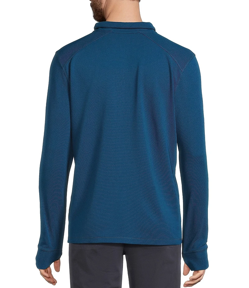 L.L.Bean VentureStretch Ottoman-Rib Quarter-Zip Pullover