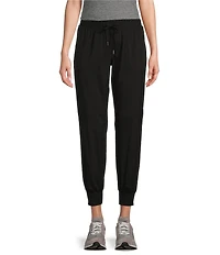 L.L.Bean Vista Camp Mid-Rise Tapered-Leg Pocketed Adjustable Drawcord Pull-On Cropped Joggers