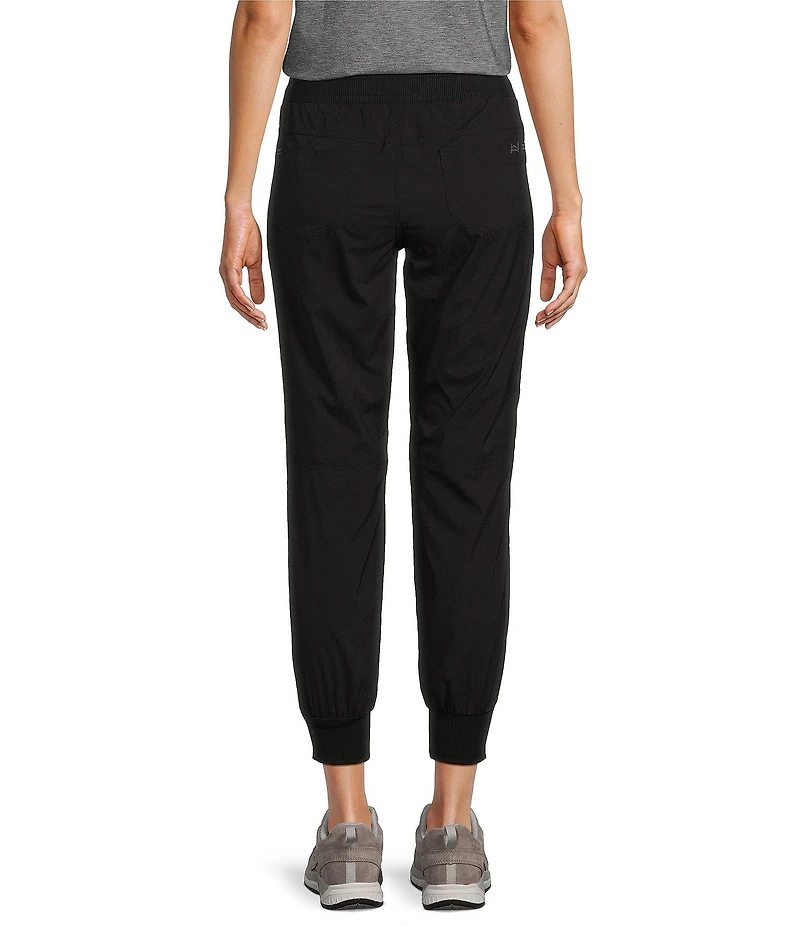 L.L.Bean Vista Camp Mid-Rise Tapered-Leg Pocketed Adjustable Drawcord Pull-On Cropped Joggers