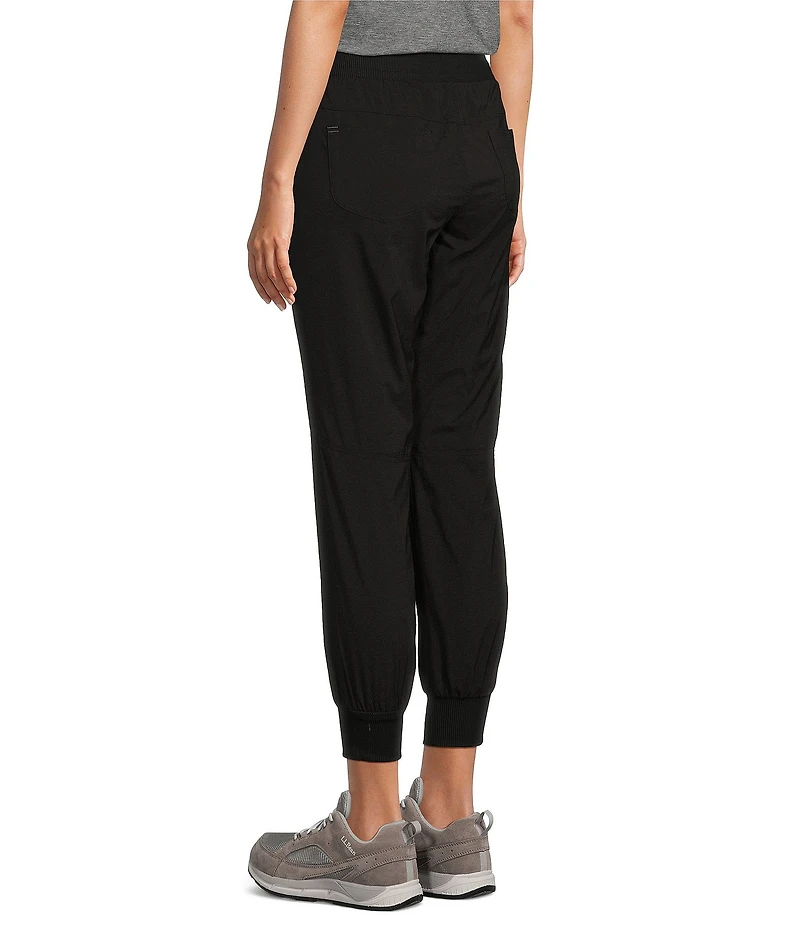L.L.Bean Vista Camp Mid-Rise Tapered-Leg Pocketed Adjustable Drawcord Pull-On Cropped Joggers