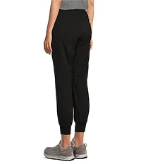 L.L.Bean Vista Camp Mid-Rise Tapered-Leg Pocketed Adjustable Drawcord Pull-On Cropped Joggers