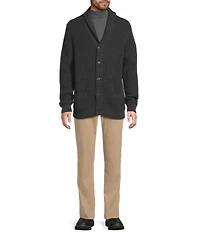 L.L. Bean Waffle Cardigan