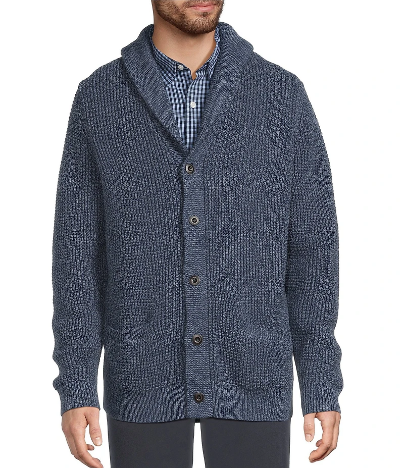 L.L. Bean Waffle Cardigan