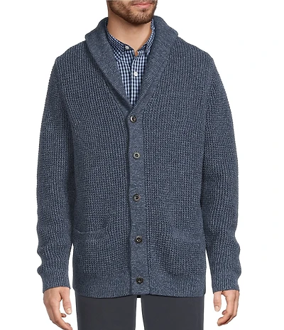 L.L. Bean Waffle Cardigan