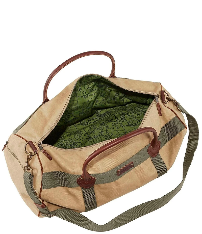 L.L.Bean Waxed Canvas Duffle Bag