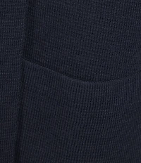 L.L.Bean Wicked Soft Cotton Cashmere Blend Shawl Collar Open Front Coatigan
